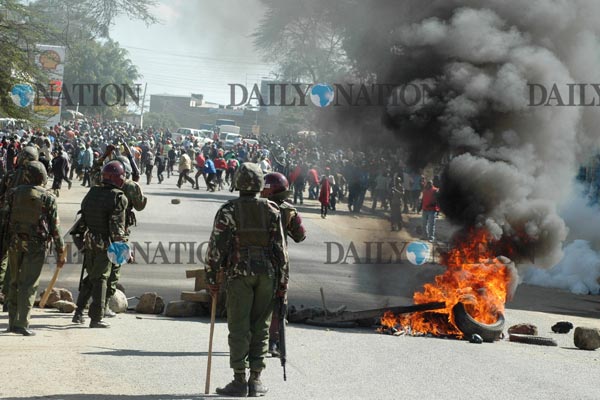 Riots in Narok