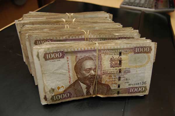 Kenyan currency notes