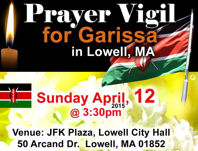 Lowell Garissa Attack vigil