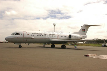 Kenya's presidential jet