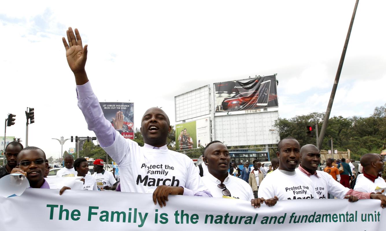 Kenyan gay rights protestors