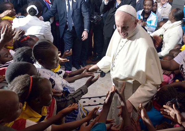 Pope in Kenya