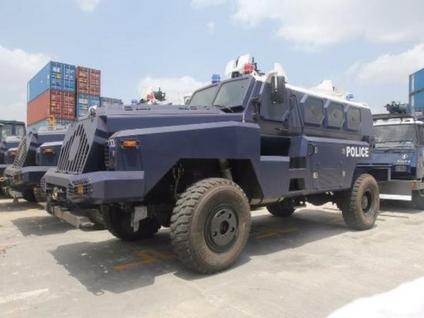 New Uganda police vehicles