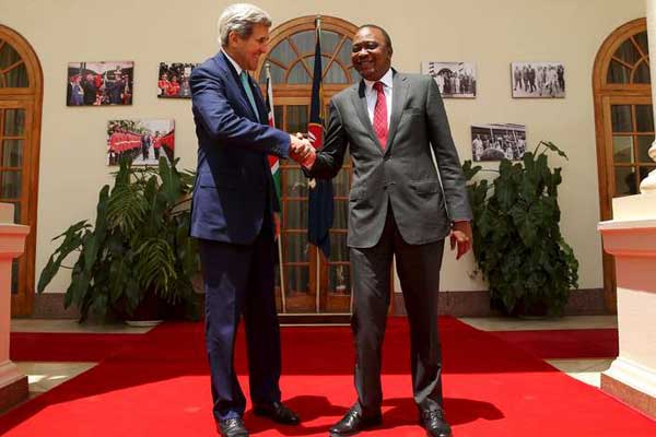Kerry arrives in Kenya on Monday on peace mission