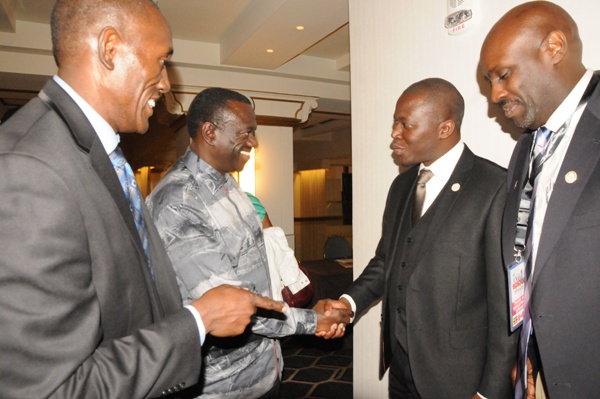 Dr. Besigye at UNAA Convention Boston