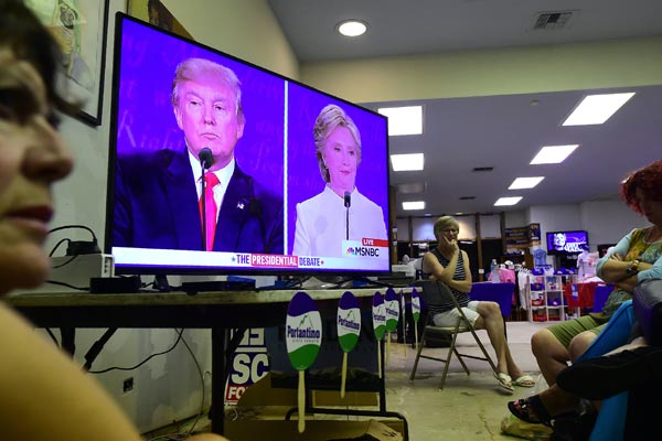 Fury at debate as Trump refuses pledge to respect a Clinton win