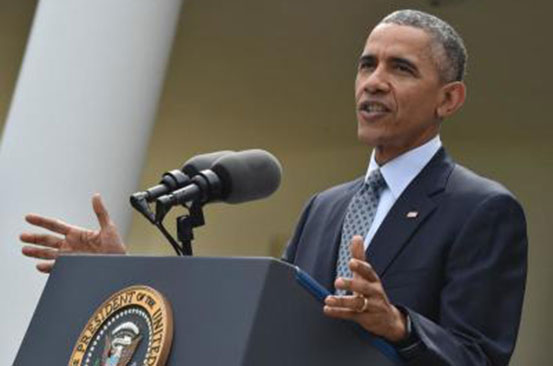 US President Bararck Obama