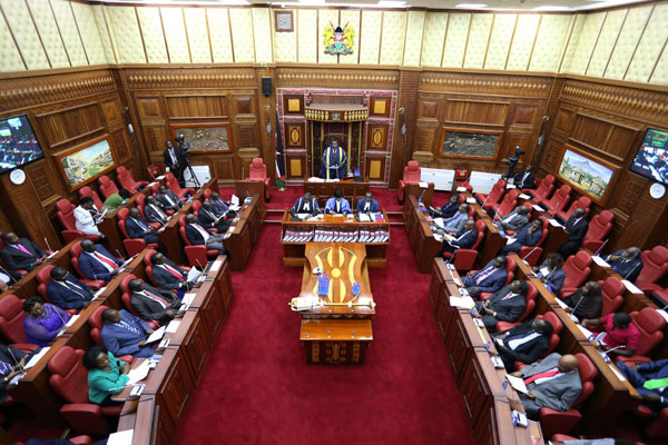 Kenya's Senate in session