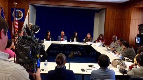 Immigration activists in California