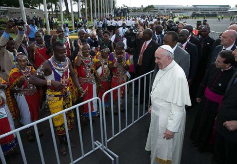 Pope in Kenya