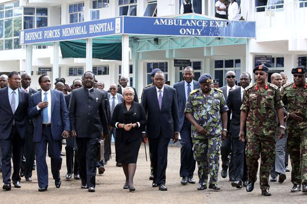 Uhuru- Raila and other leaders