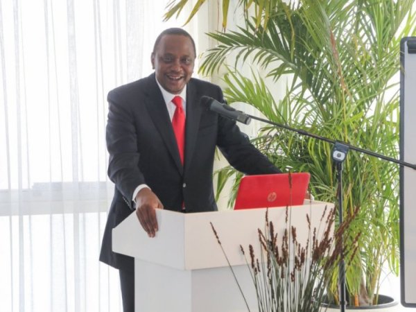 Uhuru Kenyatta in Israel