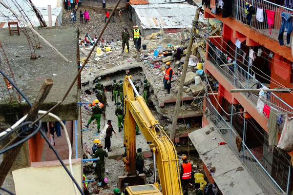 Collapsed Huruma building