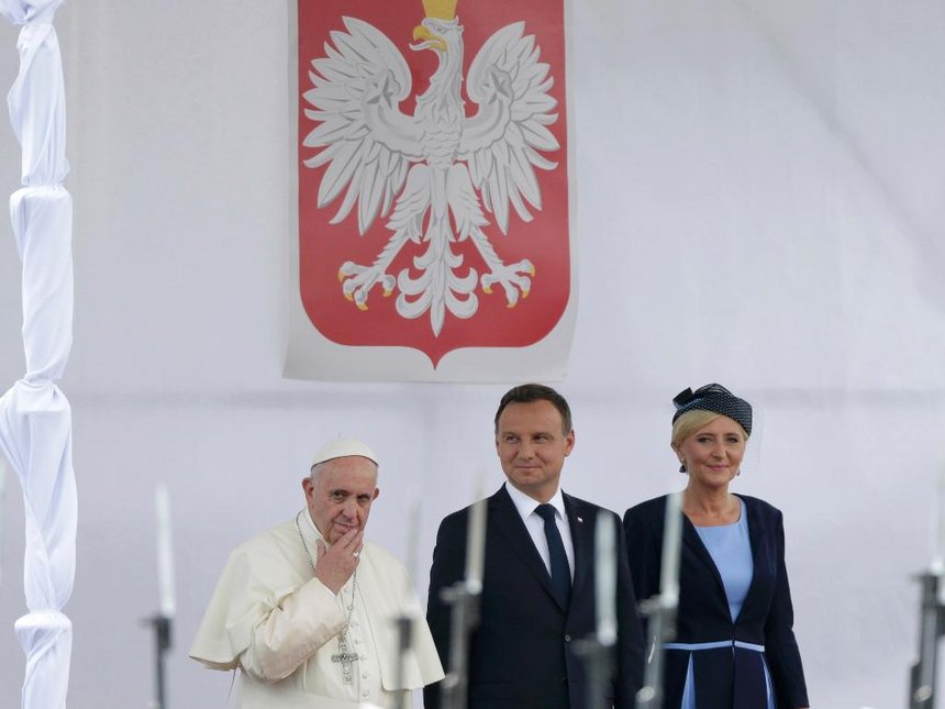 Pope says attacks shows 'world is at war', religion not to blame