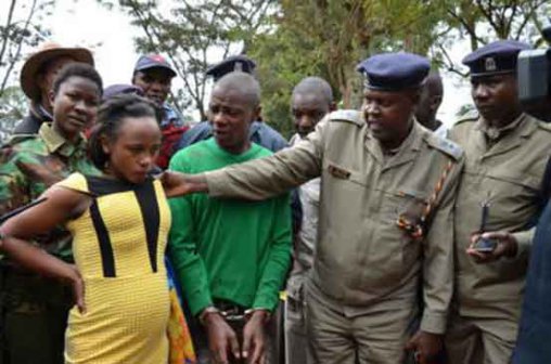 kenya:Nyeri police arrest pregnant woman, accomplice with pistol aboard matatu