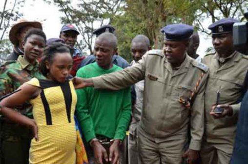 kenya:Nyeri police arrest pregnant woman, accomplice with pistol aboard matatu