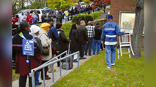 Black community voting