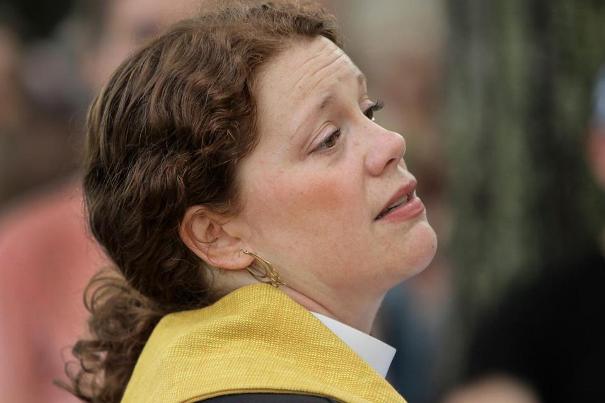 Rev. Laura- Boston Globe pic