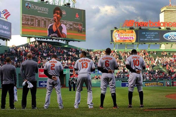 Kenyan at Fenway park