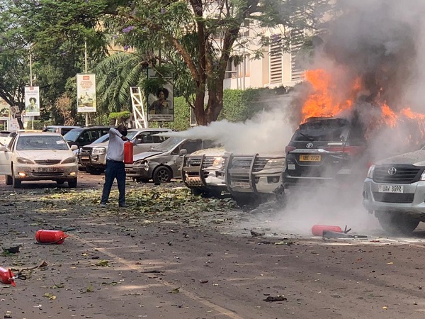 2 explosions rock Kampala City