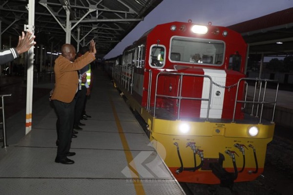 Passengers thrilled as train to Kisumu roars back to life