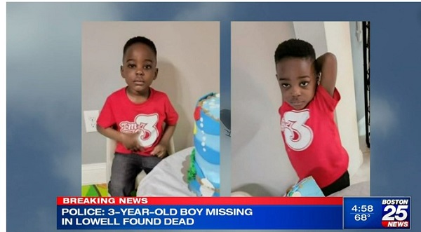 Heartbreaking: Missing 3-year-old Ugandan boy who prompted massive search found dead in a Lowell pond