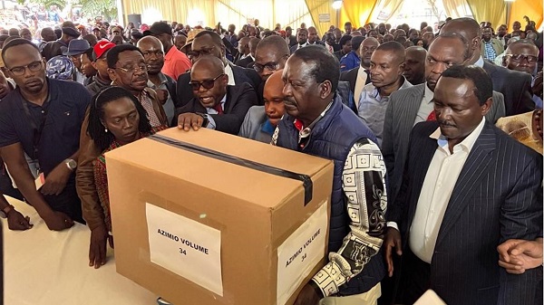 Raila Odinga files petition challenging William Ruto's win