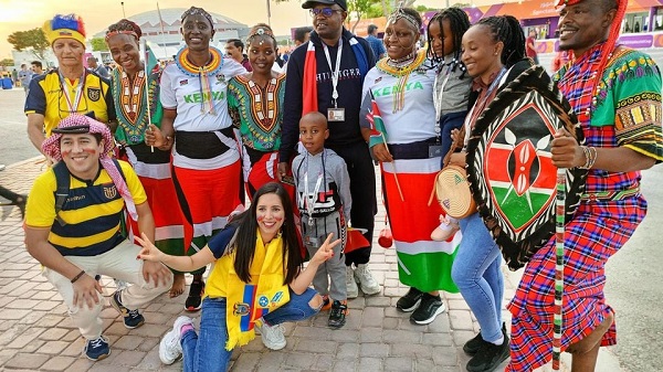 All-Kenyan Green Maasai Troupe a big attraction at Qatar World Cup stadiums