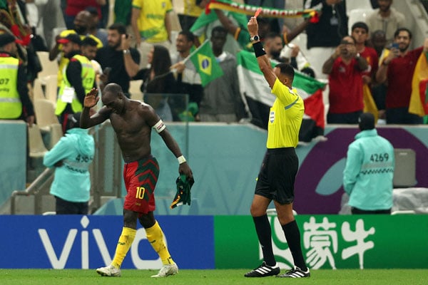 Cameroon stun Brazil but go out of World Cup