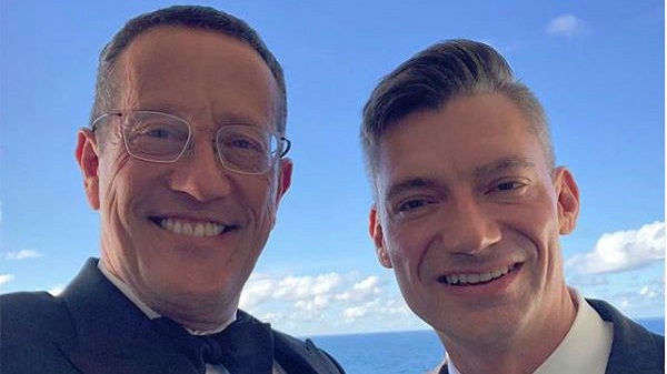 CNN news anchor Richard Quest celebrates US citizenship with husband