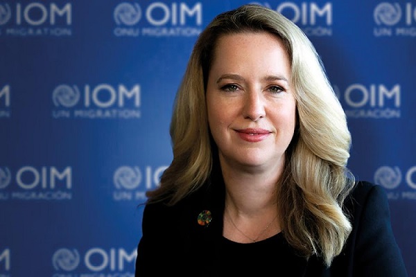 US candidate Amy becomes first woman to head IOM