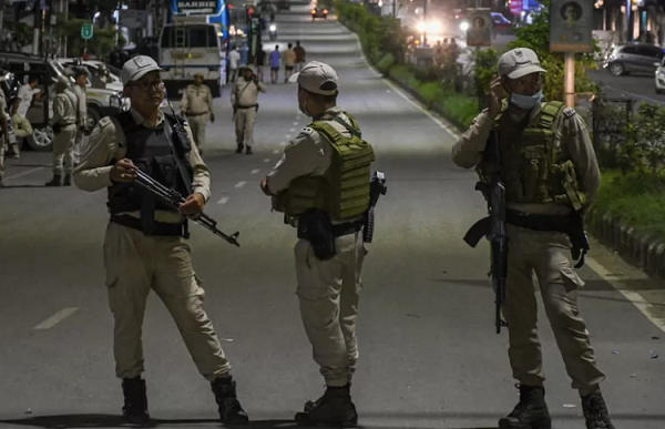 Outrage after women parade naked in Indian state