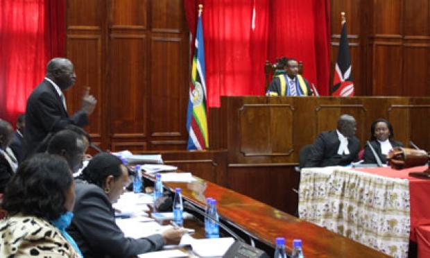 A session of the EA Assembly held recently in Kenya